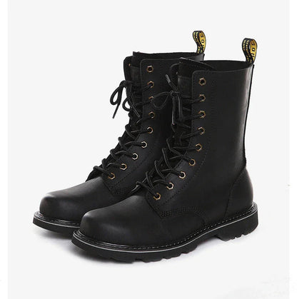 Bottes Martin montantes de moto pour l'extérieur