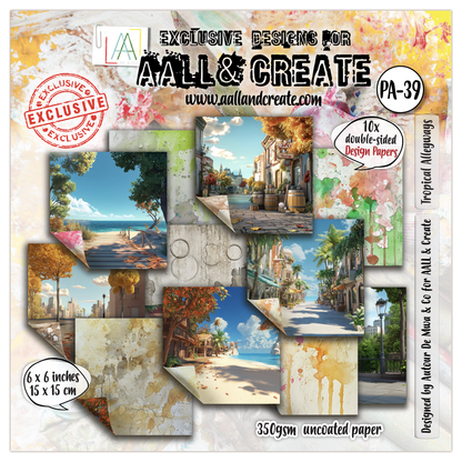 AALL and Create - 6x6 Design Paper - Tropical Alleyways