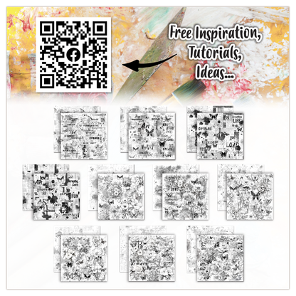 AALL et Create - Papier Design 6x6 - Jardin sur Papier Quadrillé