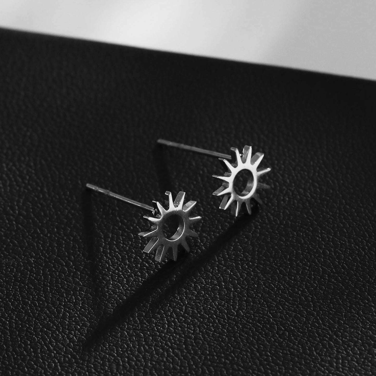 Style EDLA : Boucles d'oreilles clous « Nuit étoilée » en argent