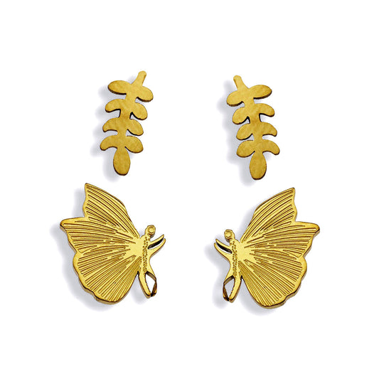 Lot de 2 paires de boucles d'oreilles gratuites