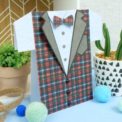 Bloc de papier Costumes, gilets et chemises 8 po x 8 po