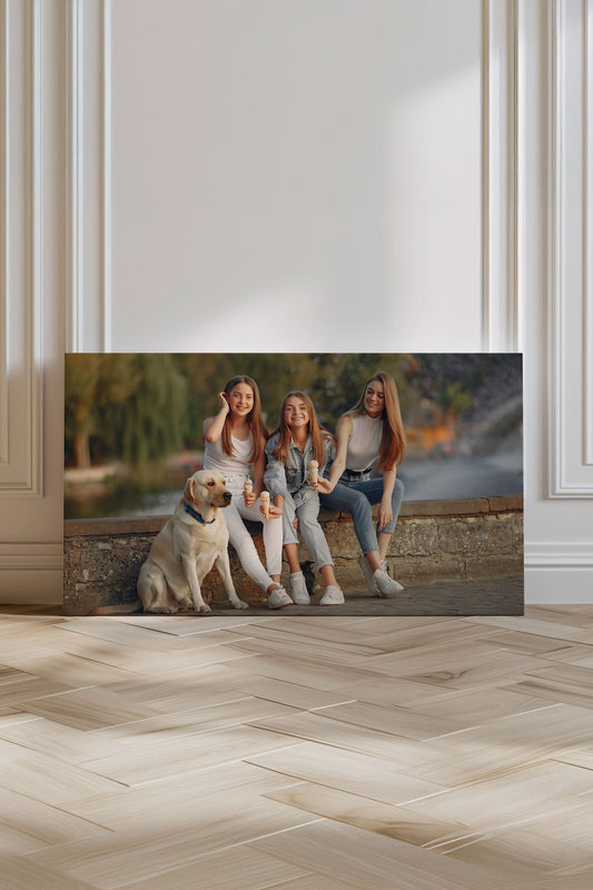 Toile panoramique personnalisée (sans cadre)