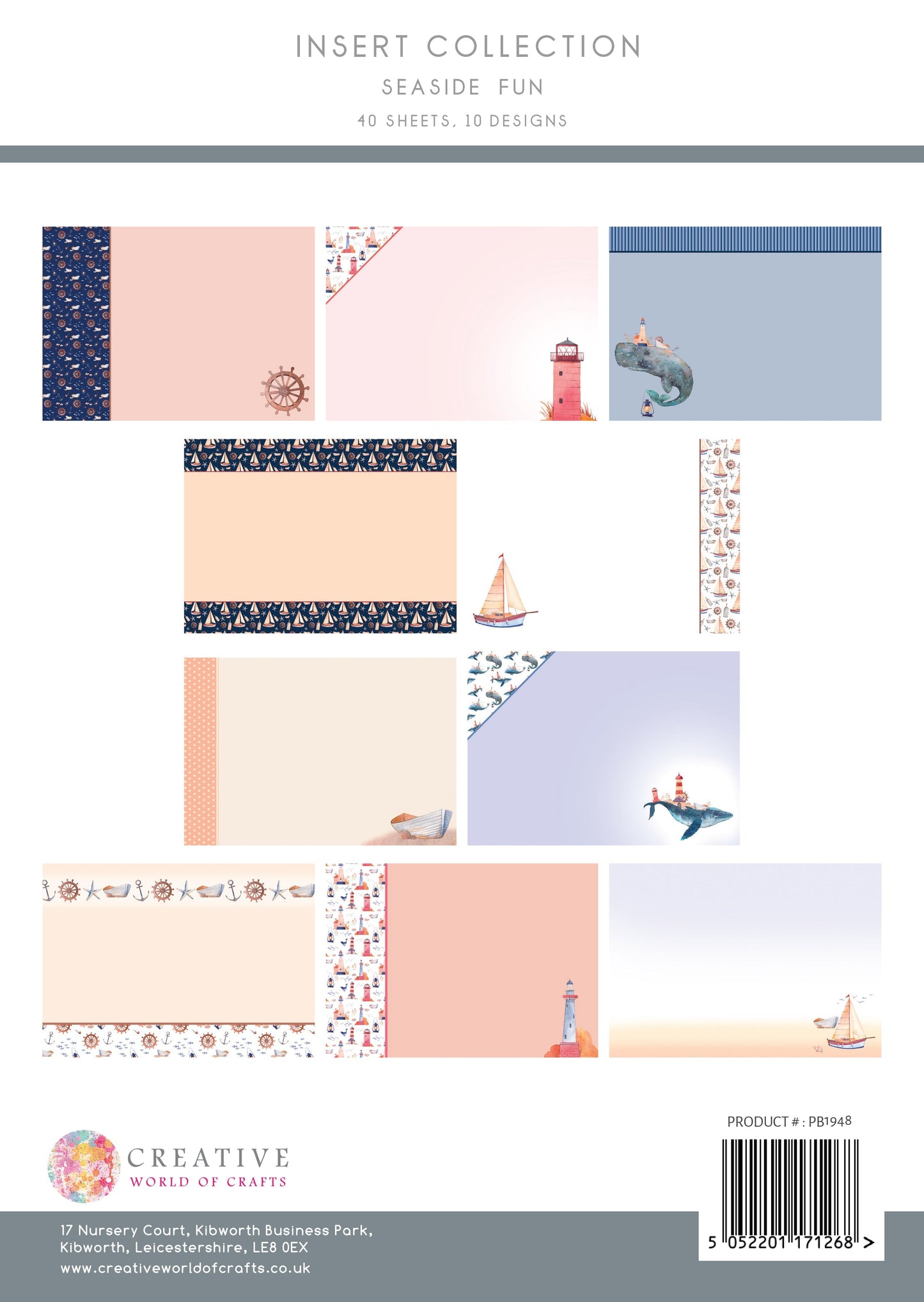 The Paper Boutique Seaside Fun Insert Collection