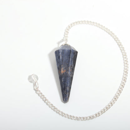 Sodalite Pendulum 6 Facet & Bead - 3 Pack