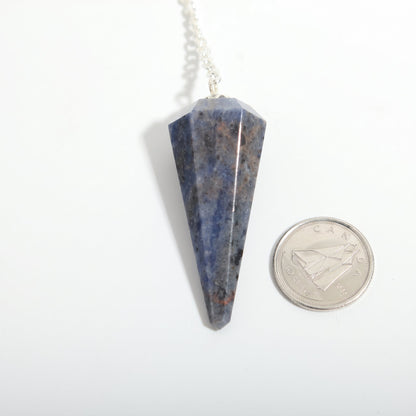 Sodalite Pendulum 6 Facet & Bead - 3 Pack