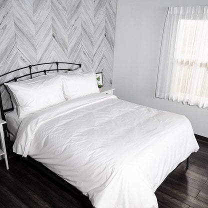 Housse de couette en percale de coton bio Essential