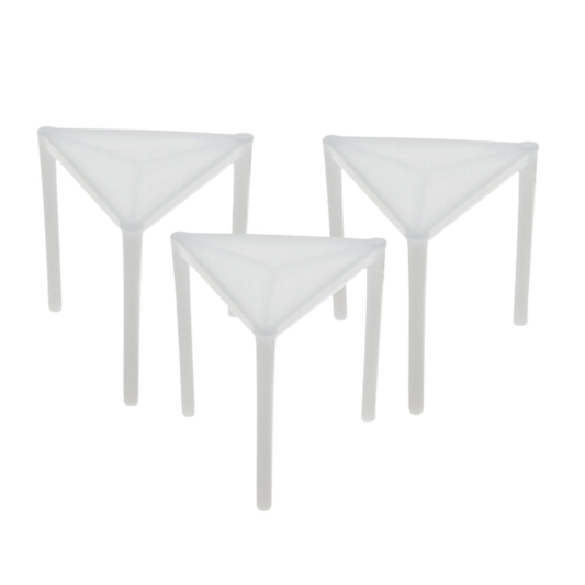 Support de boîte à pizza en plastique blanc