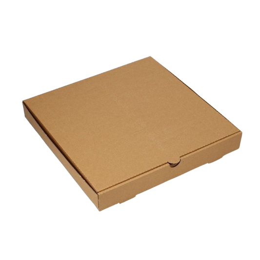 Boîtes à pizza en carton kraft cannelure B de 45,7 x 45,7 x 5,1 cm