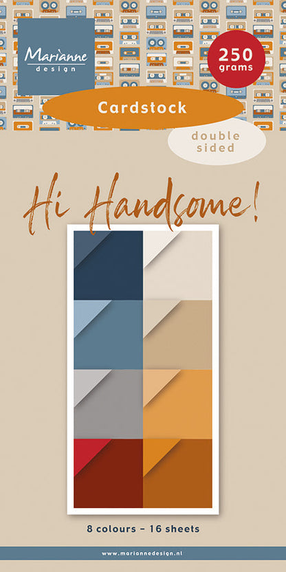 Marianne Design Cardstock 6x12 - Salut le beau !