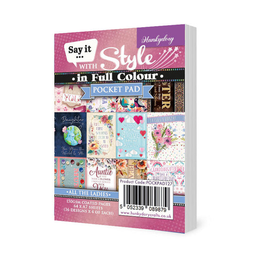 Say it with Style Pocket Pads - All the Ladies