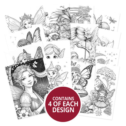 Colouring Pocket Pads - Fairy Magic