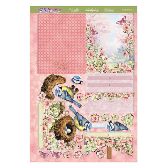 Pop-Up Stepper Card - Tweet Wishes
