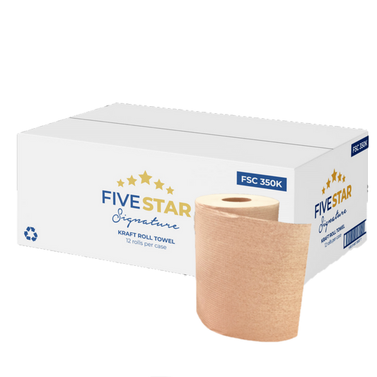 Rouleaux d'essuie-mains Kraft 8" x 300' très absorbants