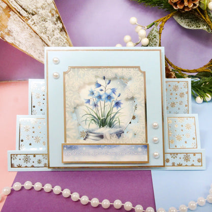Winter Florals Square Pocket Pad