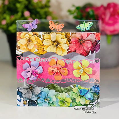 Papier « Rainbow Twirl E » 30,5 x 30,5 cm (lot de 12) 30444