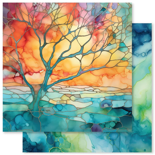 Inky Colour A 12x12 Paper (12pc Bulk Pack) 31878
