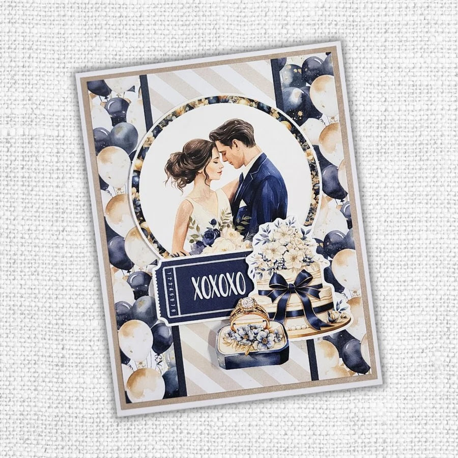 Wedding Blooms 1.0 6x8" Die Cuts & Sentiments 32025
