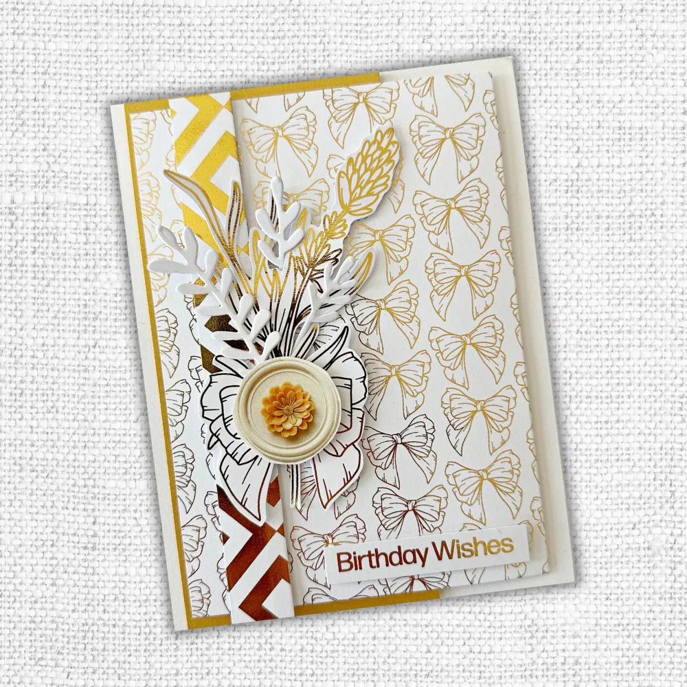 Lavender & Roses - Gold Foil 6x6 Paper Collection 32241