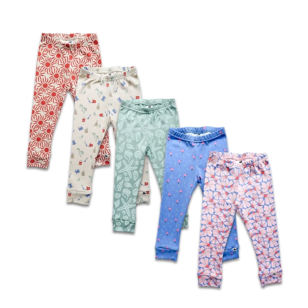 Kids' Bamboo Leggings | Tangerine Crush