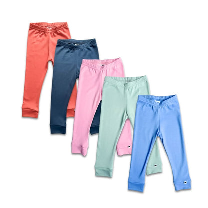 Kids' Bamboo Leggings | Tangerine Crush
