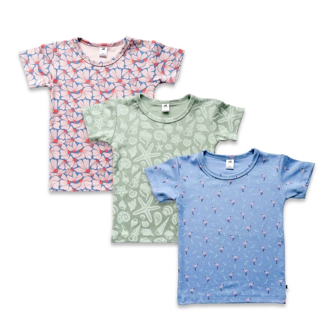 Baby/Kids' Bamboo All-Over Print T-Shirt | Saltwater Floral
