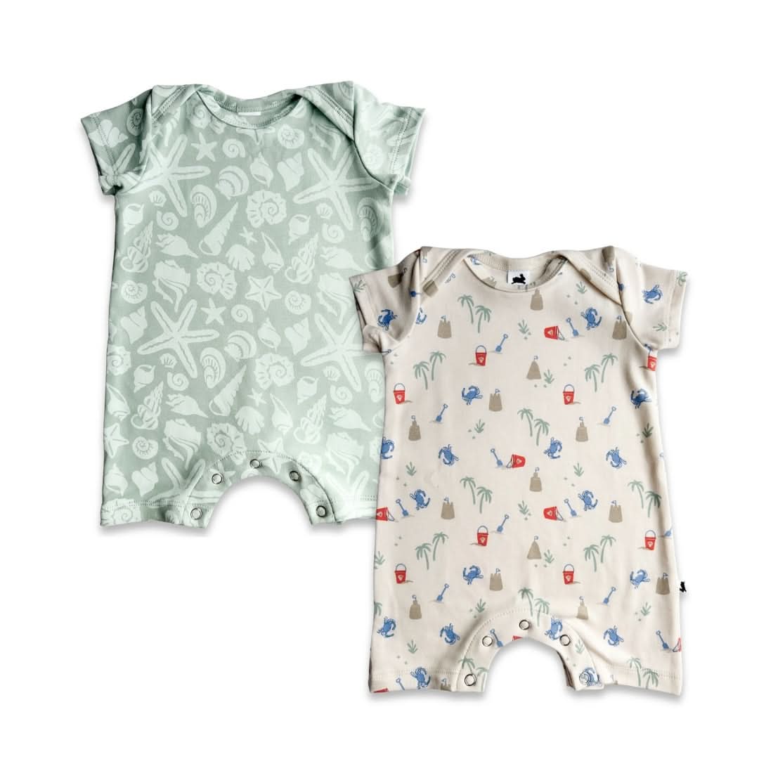 Baby Bamboo Shorts Romper | Digging It