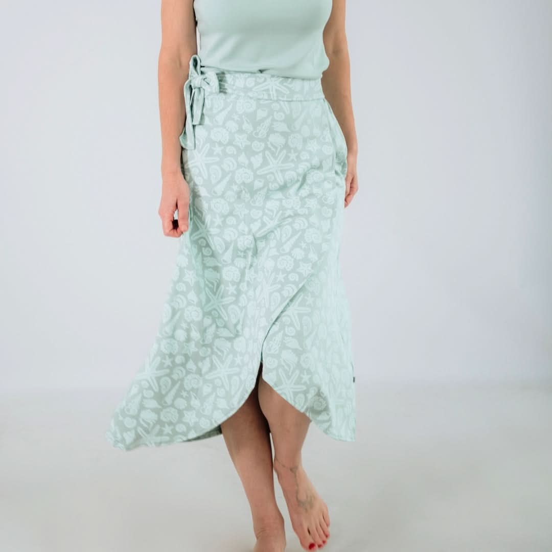 Ladies Bamboo Wrap Skirt | Sunkissed
