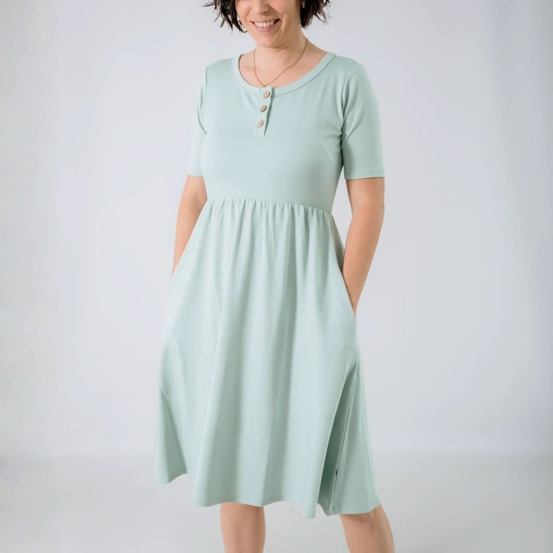 Ladies Bamboo Esme Dress | Seaglass