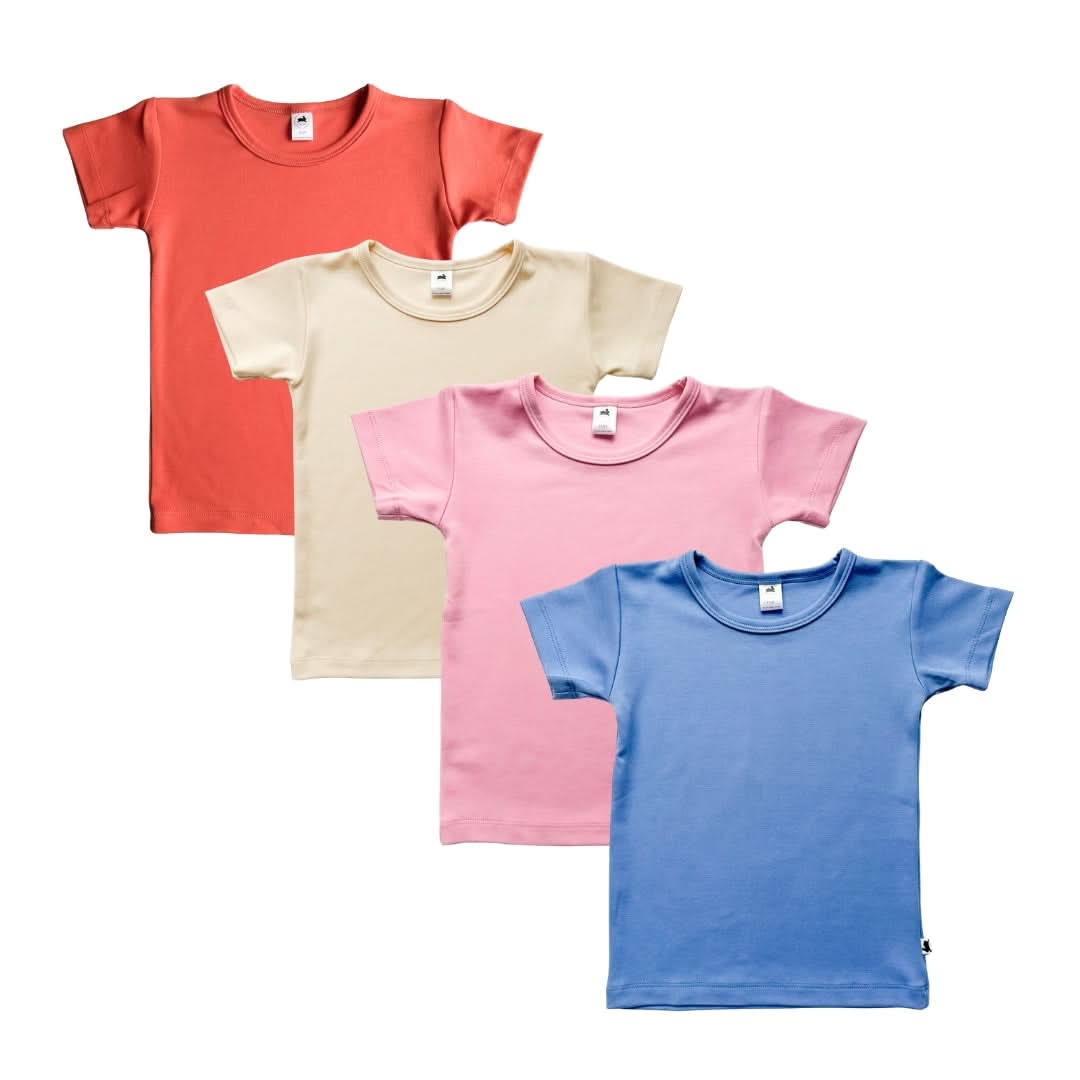 Baby/Kids' Bamboo T-Shirt | Taffy Pink