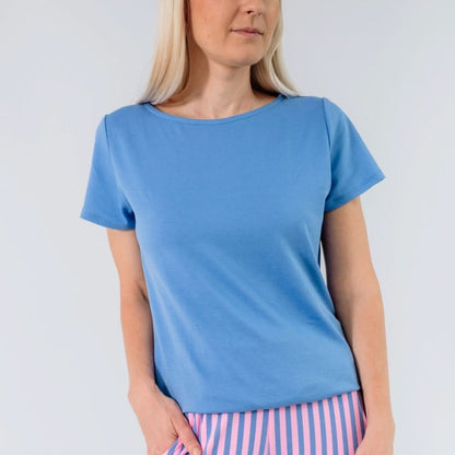 Ladies' Bamboo Lindsay T-Shirt | Tidal Blue