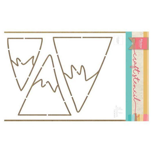 Pochoir Marianne Design Montagnes par Marleen