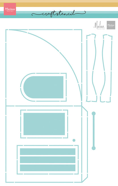 Pochoir Marianne Design Craft - A4 - Create A Room by Marleen