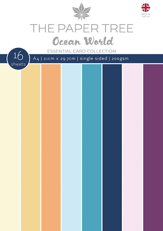 La Carte Couleurs Essentielles A4 Ocean World The Paper Tree