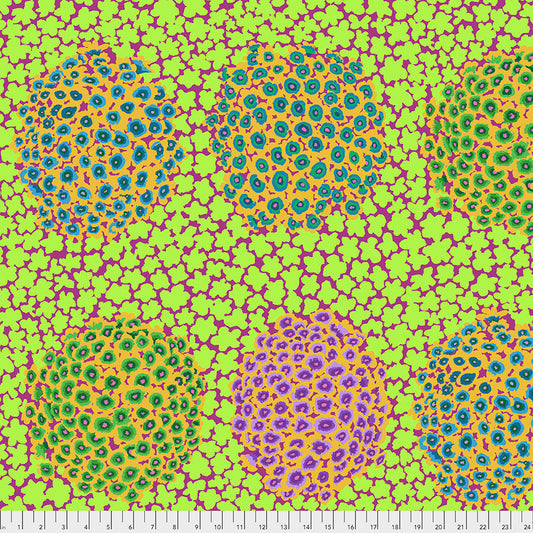Kaffe Fassett Hot & Cool Collective Hydrangea - Green