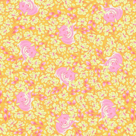 Tula Pink - Besties - Chubby Cheeks - Buttercup - PWTP218.BUTTERCUP