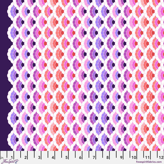 Tula Pink - Floral Reef - Dentelle Aquatique - Ultraviolet - PWTP269.ULTRAVIOLET