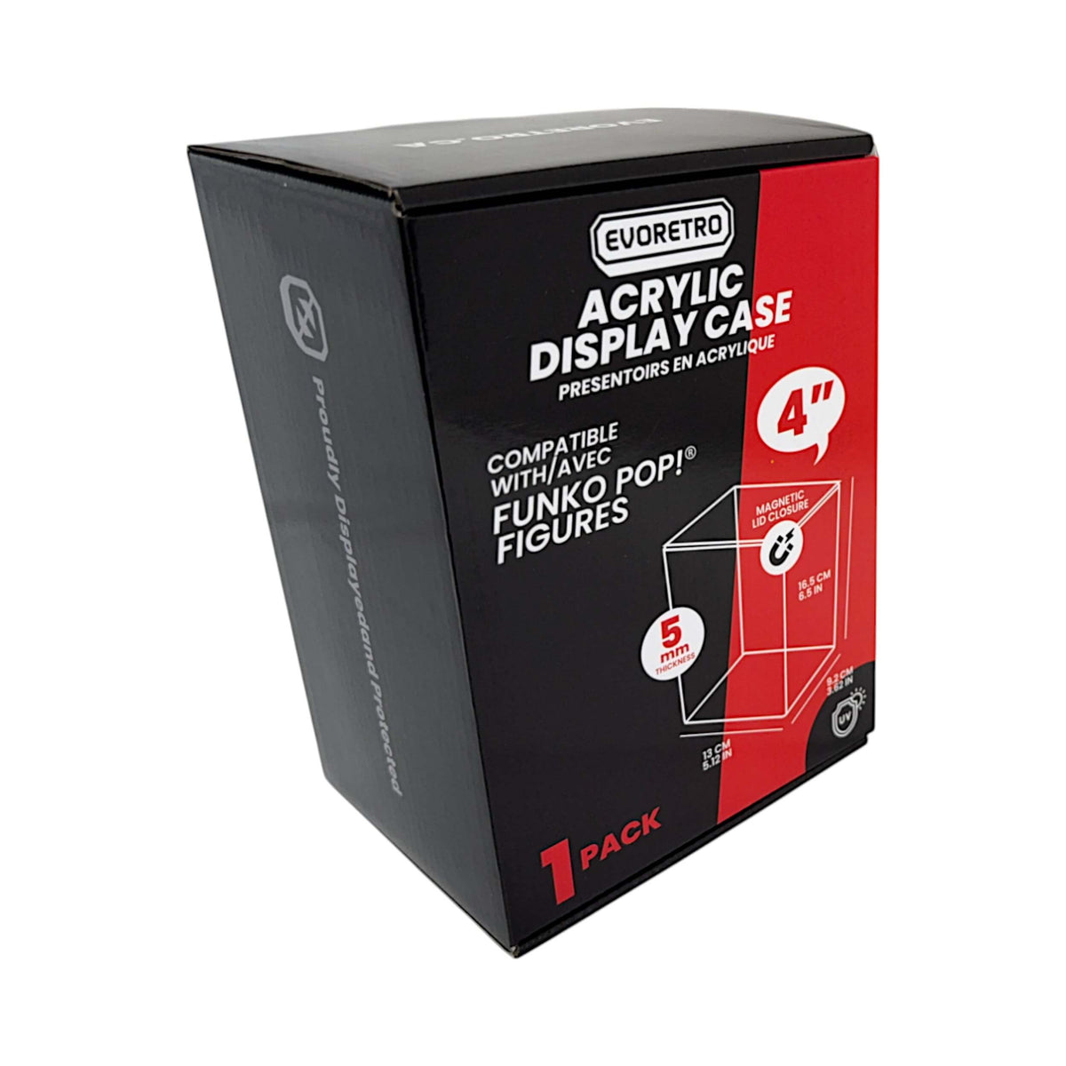 Présentoir en acrylique EVORETRO pour Funko Pop standard 4" (lot de 1)