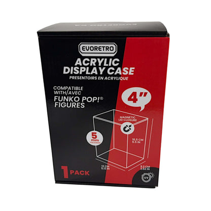 Présentoir en acrylique EVORETRO pour Funko Pop standard 4" (lot de 1)
