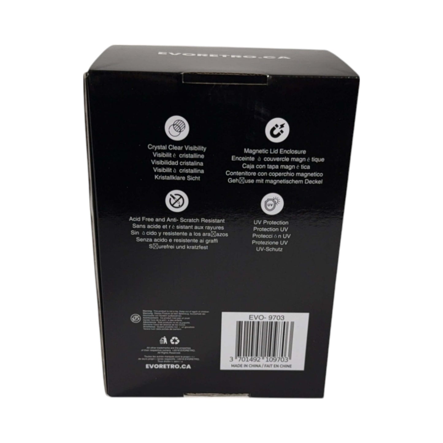 Présentoir en acrylique EVORETRO pour Funko Pop standard 4" (lot de 1)