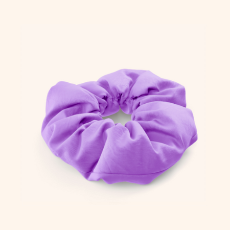 Chouchou XL en satin - Lavande