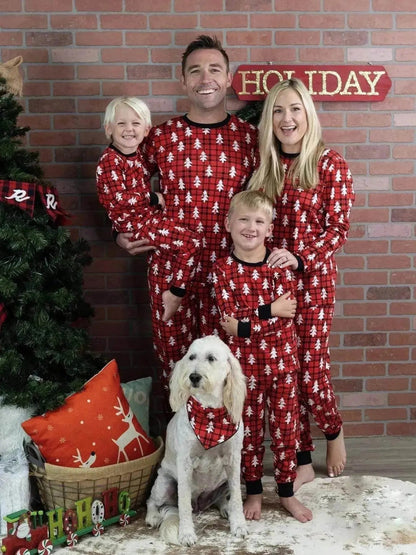 Vêtements Parent-Enfant, Ensemble Famille, Vêtements de Noël, Pyjamas de Style Européen et Américain, Vêtements d'Intérieur