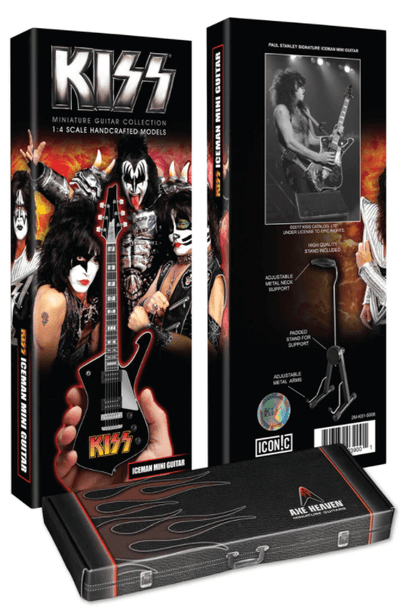 KISS® Paul Stanley Iceman Miniature Guitar Model