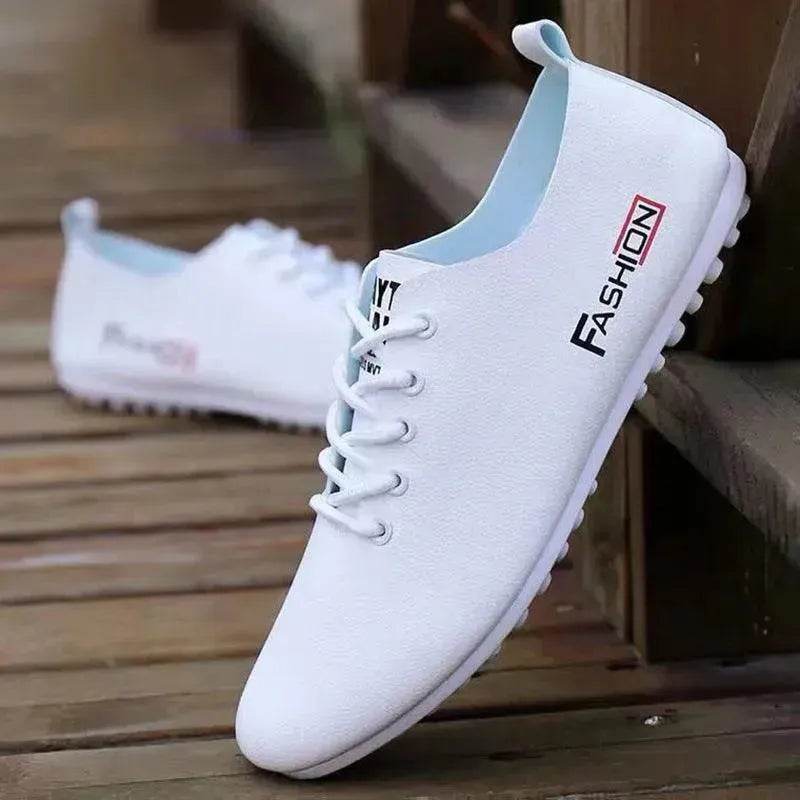 Chaussures à pois, Nouvelles chaussures blanches, Chaussures en cuir tendance, Chaussures décontractées style britannique
