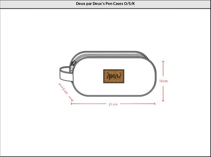 Trousse Double Imprimé Chat Vert