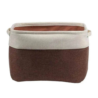 Personalized Pet Dog Toy Storage Basket Canvas Foldable Bag