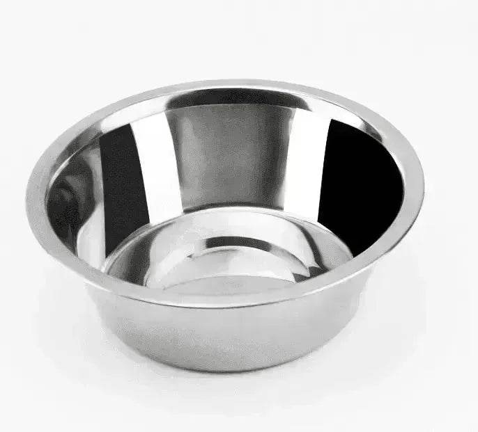 Pet pots, stainless tanks, dog bowls, feeding supplies.