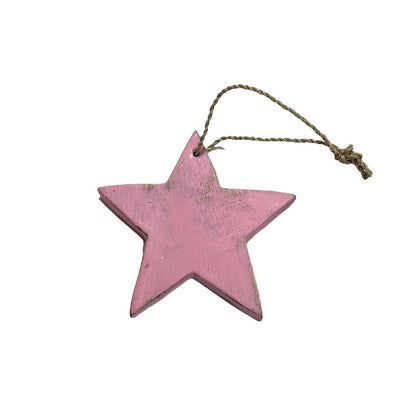 Single Wooden Star Decoration