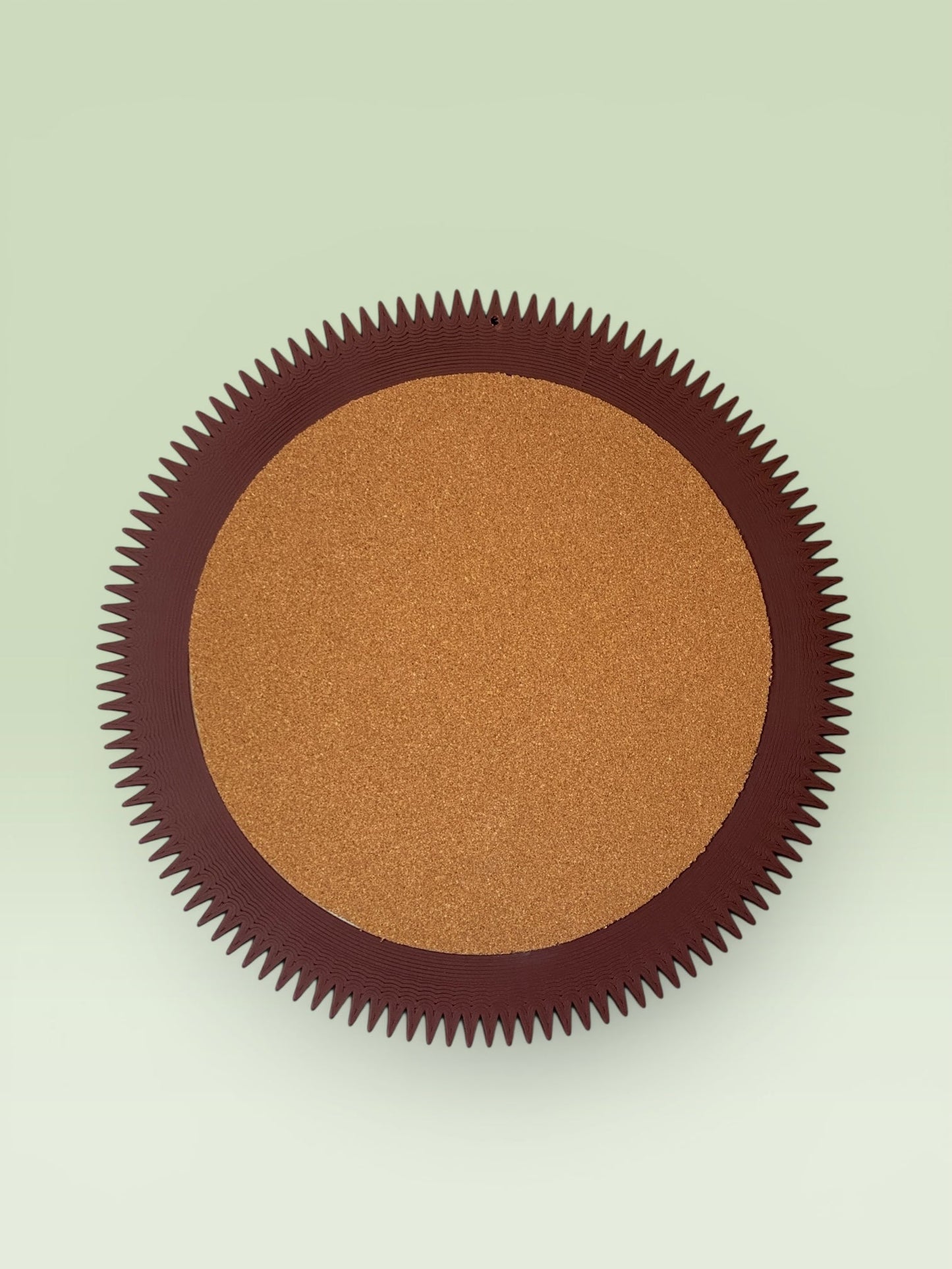 Zig-Zag Round Wall Mirror
