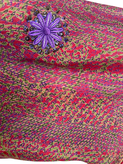 PRC6827 Avatar Pure Silk Self Pocket Tunic Dress